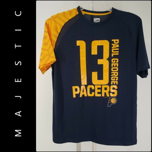 Majestic Indiana Pacers Paul George Shirt T-Shirt - Picture 1 of 7